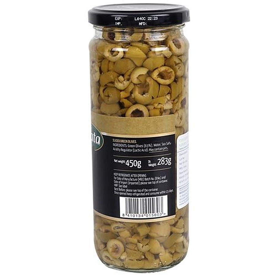 Fragata Spanish Olives Sliced Green - Ideal For Pizzas & Salads