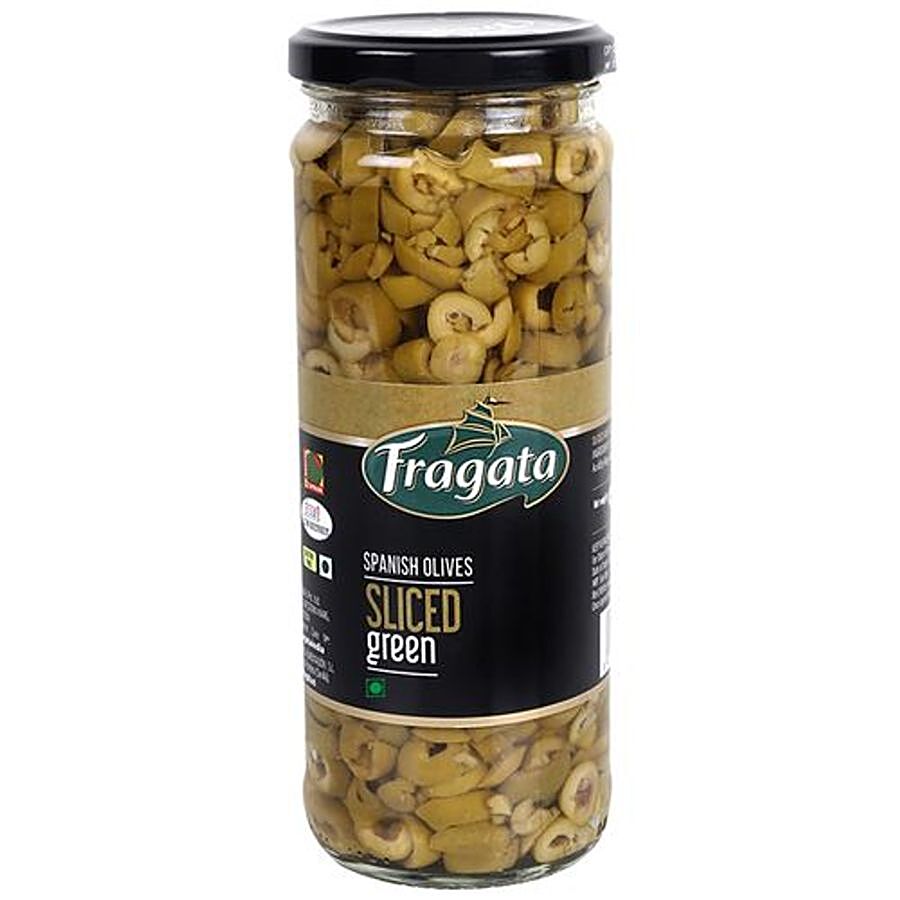 Fragata Spanish Olives Sliced Green - Ideal For Pizzas & Salads