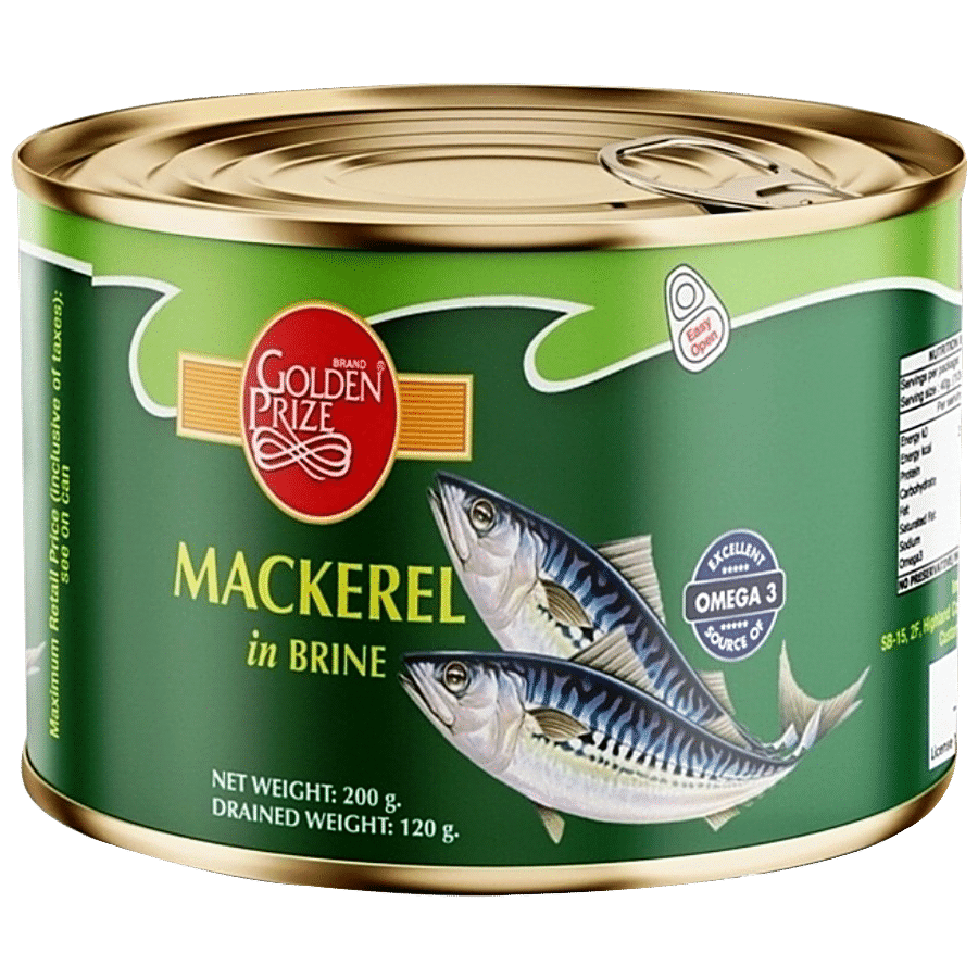 Golden Prize Canned Mackerel In - Brine