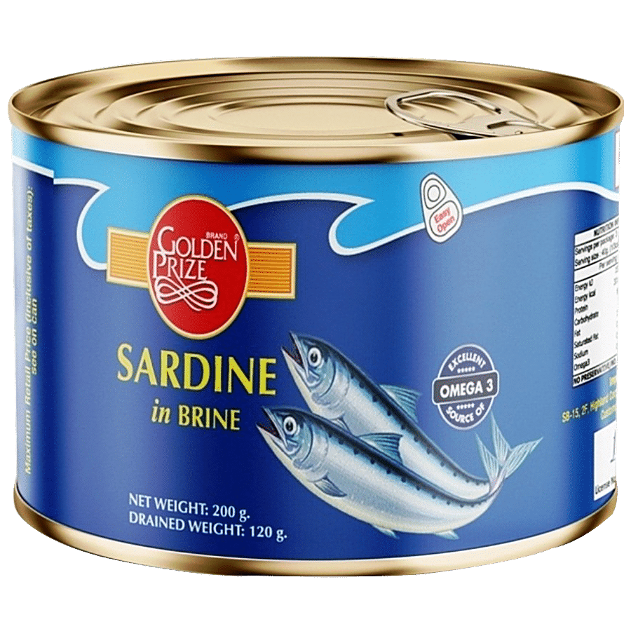 Golden Prize Canned Sardine In Brine