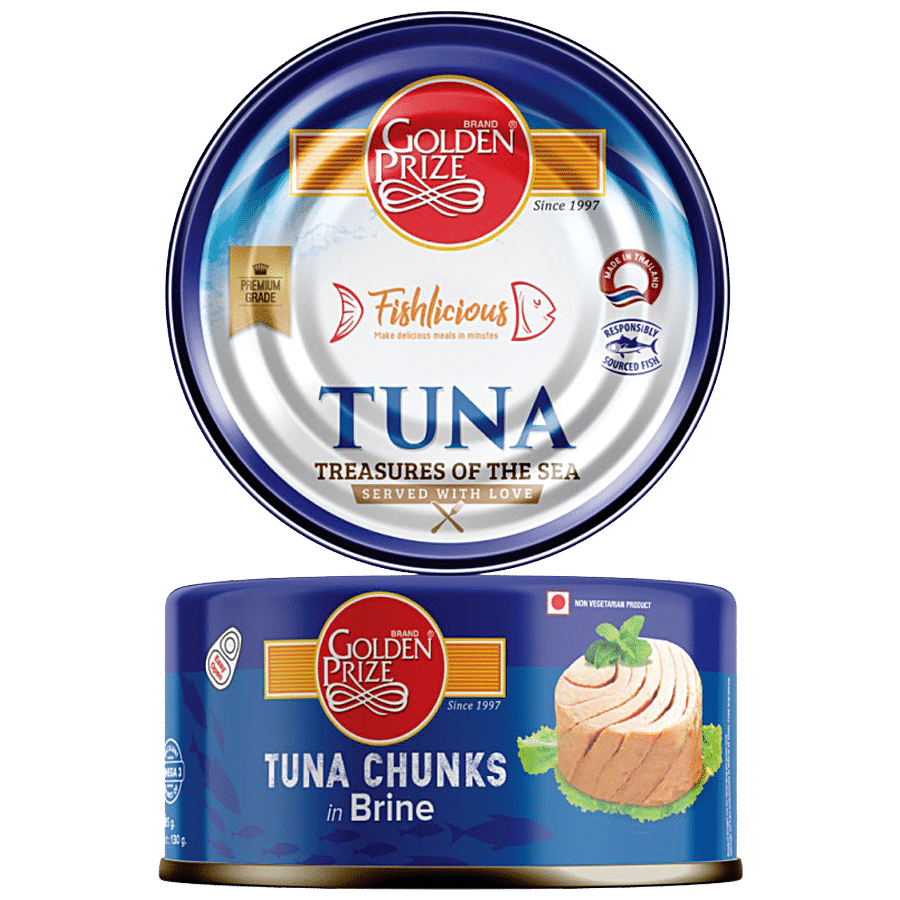 Golden Prize Canned Skipjack Light Meat Tuna - Chunk In Brine