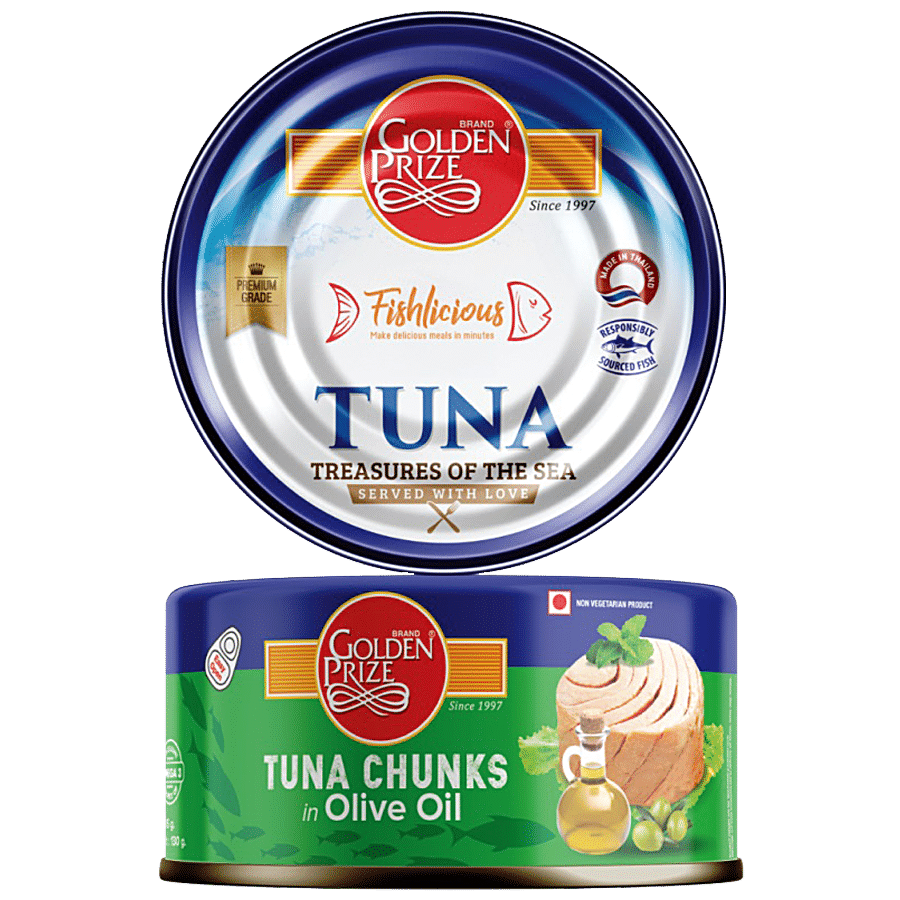 Golden Prize Canned Skipjack Light Meat Tuna - Chunk In Olive Oil