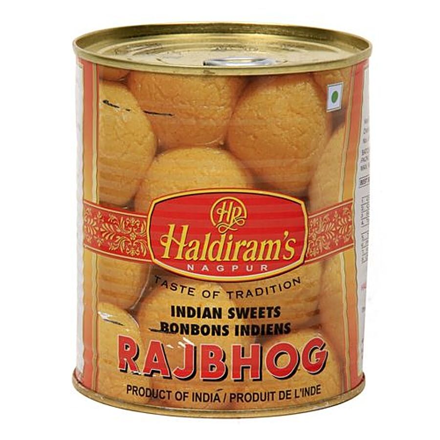 Haldiram's Rajbhog - Dipped In Sugar Syrup