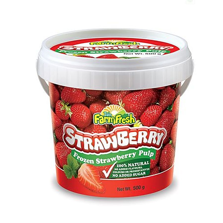 Jain Farm Fresh Frozen Pulp - Strawberry