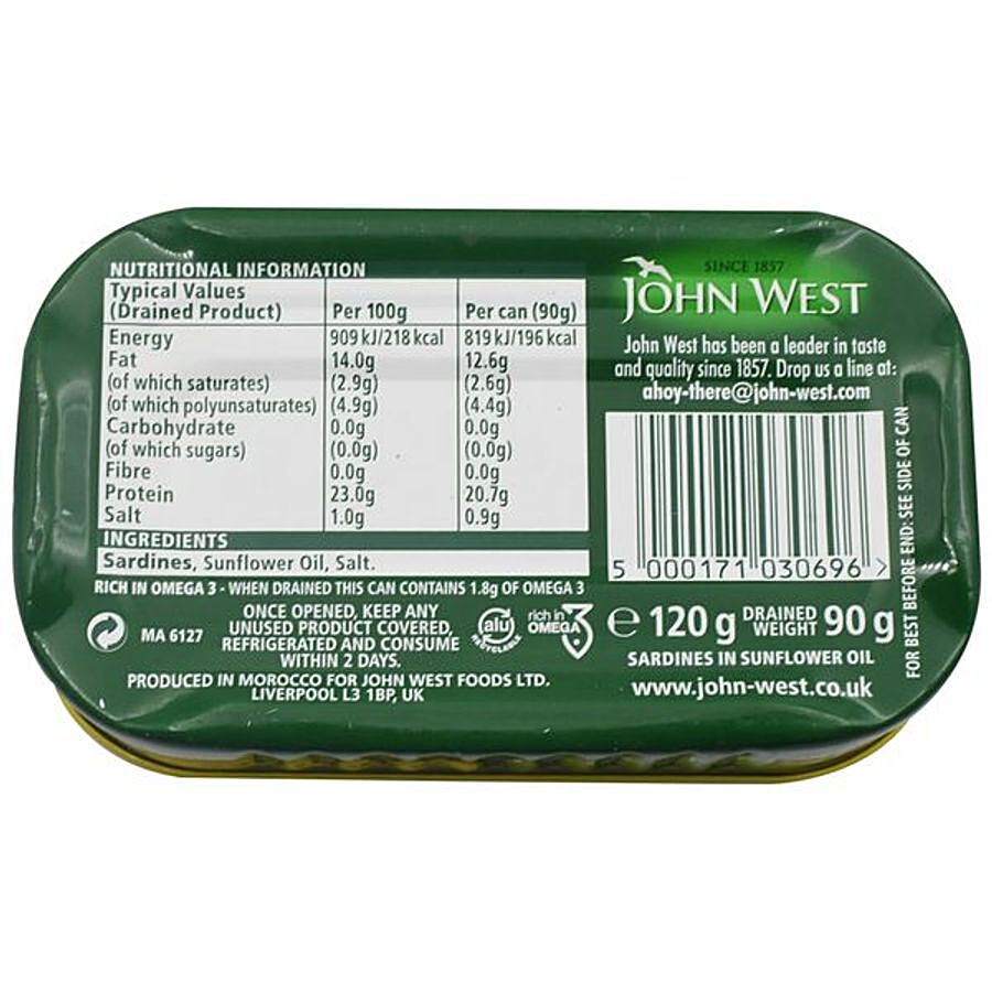 John West Sardines - In Sunflower Oil