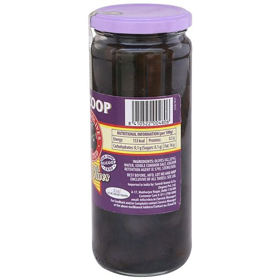 Olicoop Olives - Black (Whole)