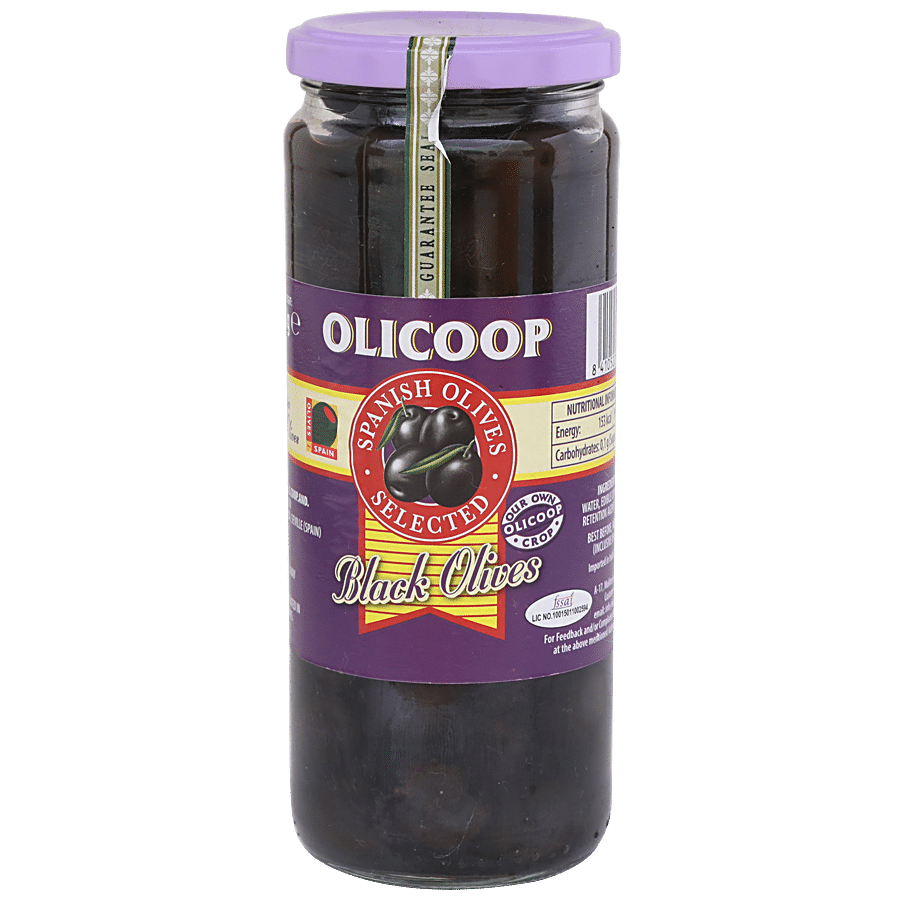 Olicoop Olives - Black (Whole)