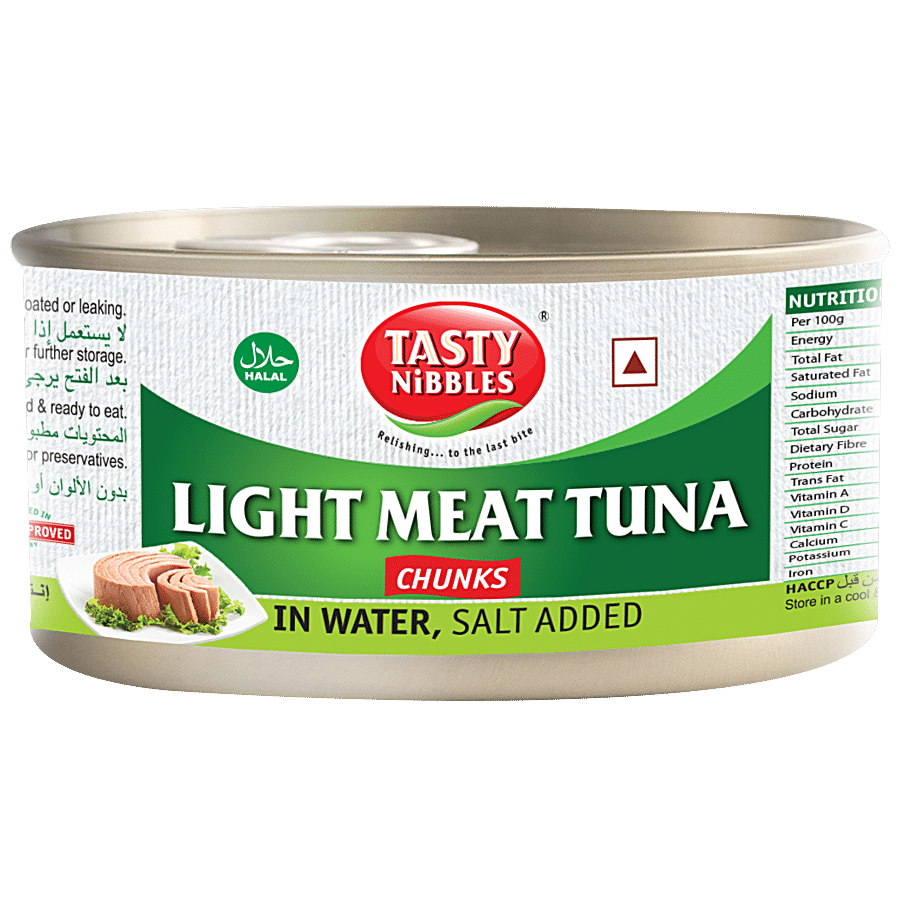 Tasty Nibbles Light Meat Tuna Chunks In Water