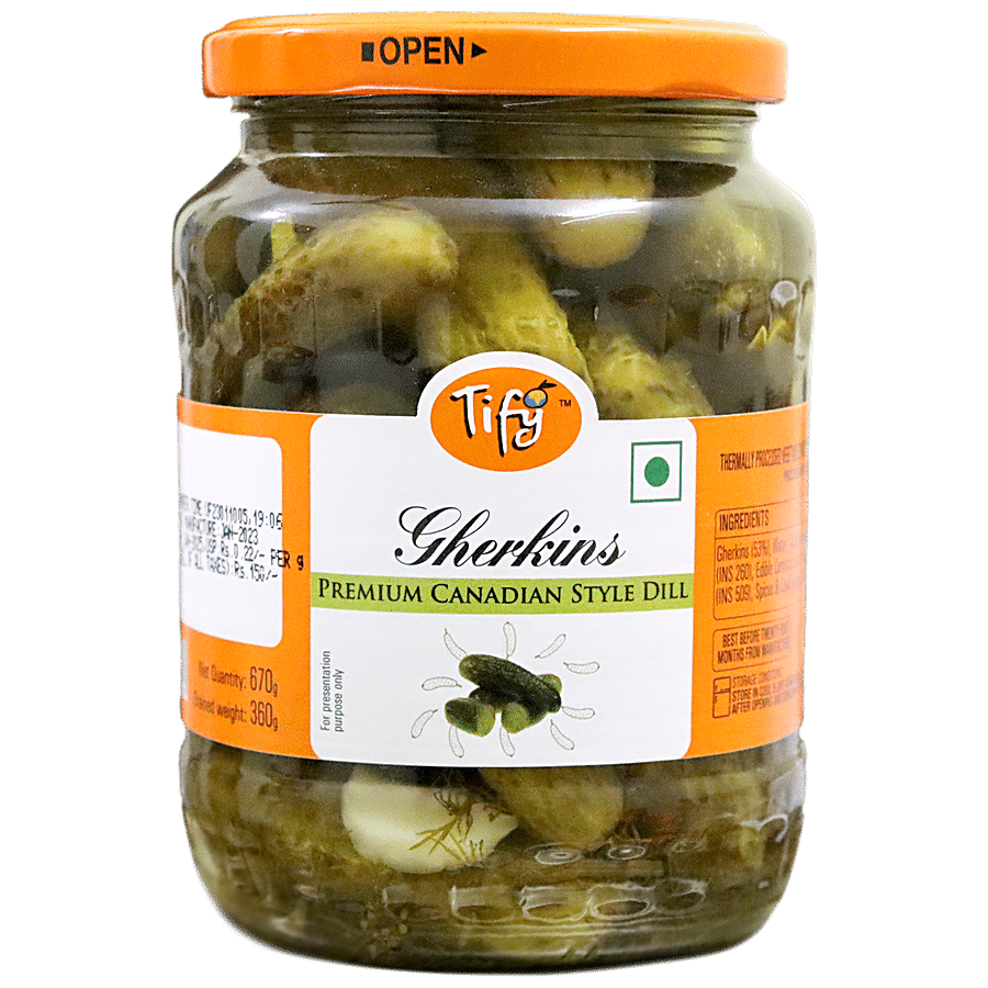 Tify Gherkins Premium Canadian Style Dill