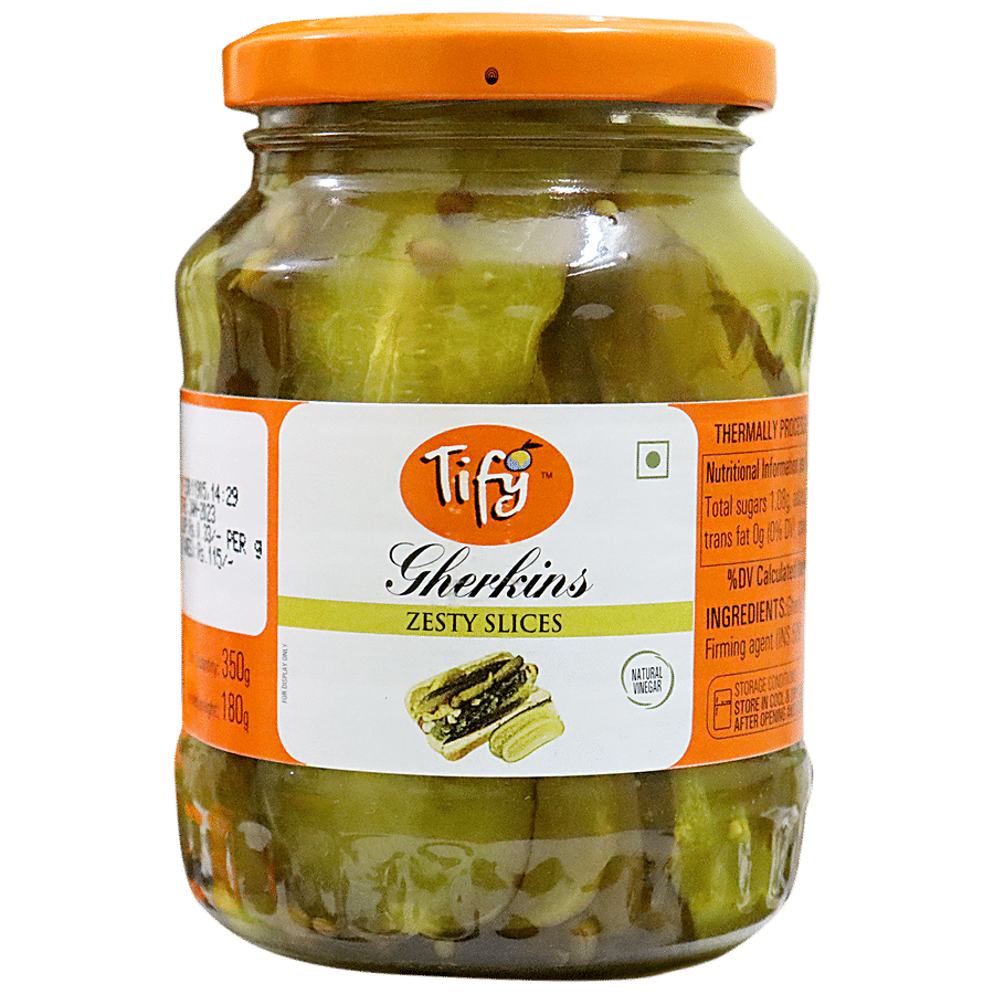 Tify Gherkins Zesty Slice