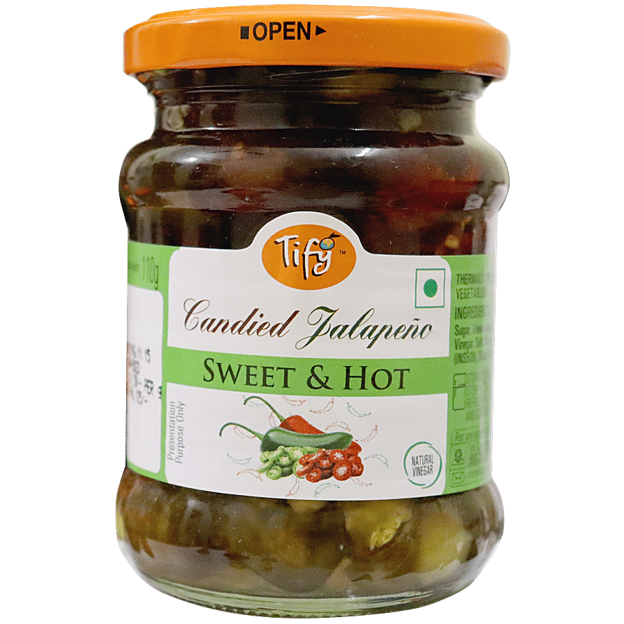 Tify Sweet & Hot Candied Jalapenos