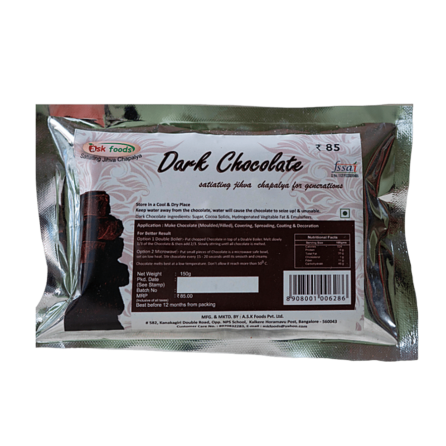 Ask Foods Dark Chocolate