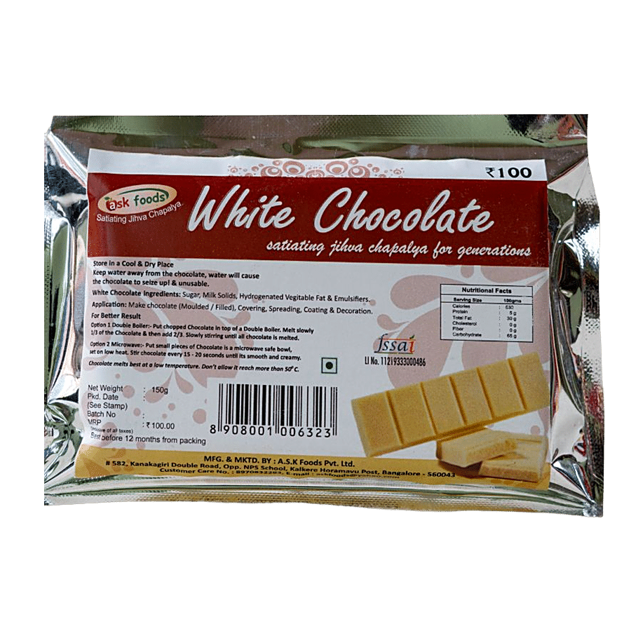 Ask Foods White Chocolate