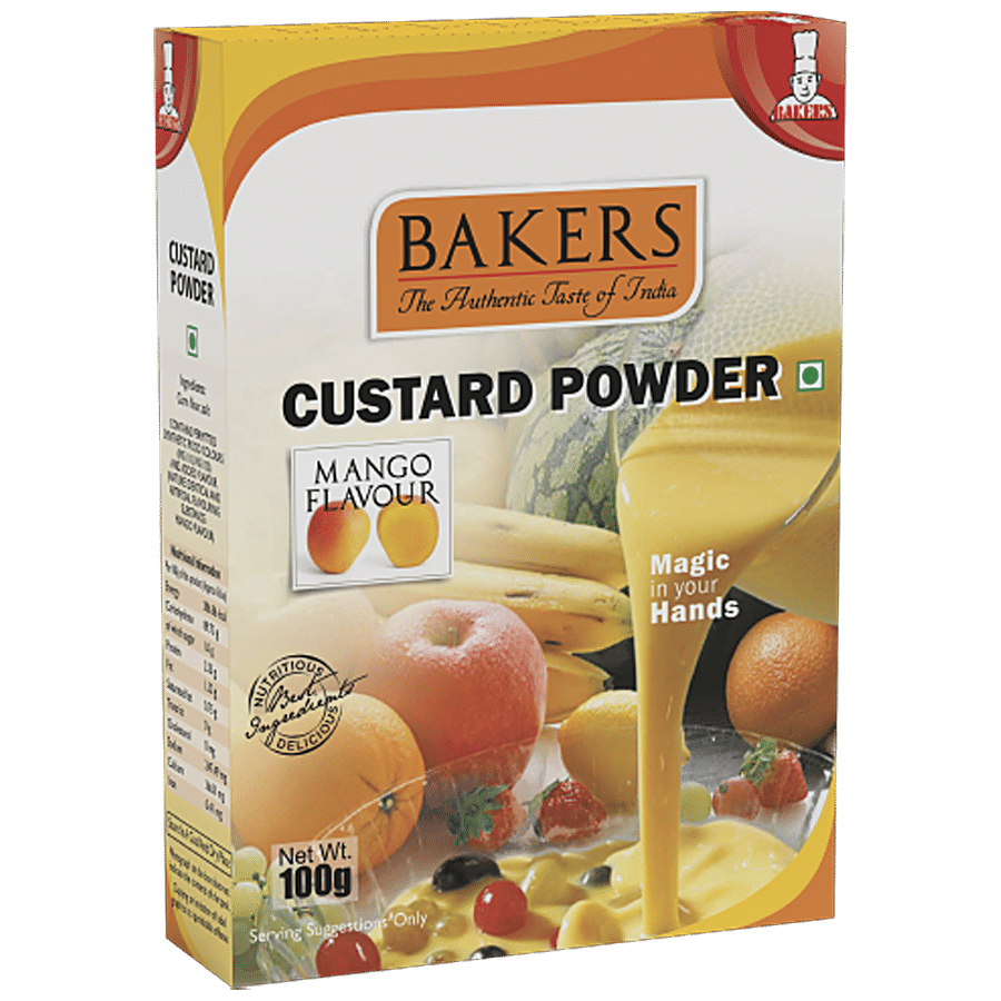 BAKERS Custard Powder - Mango Flavour