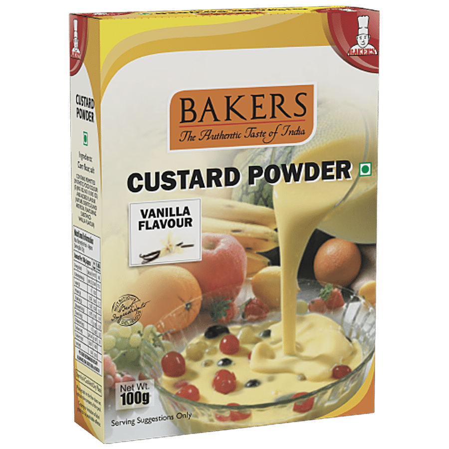 BAKERS Custard Powder - Vanilla Flavour