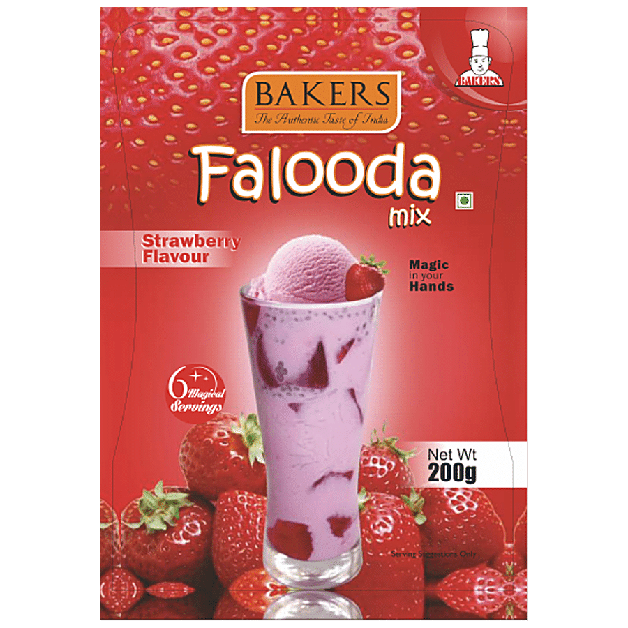 BAKERS Falooda Mix - Strawberry Flavour