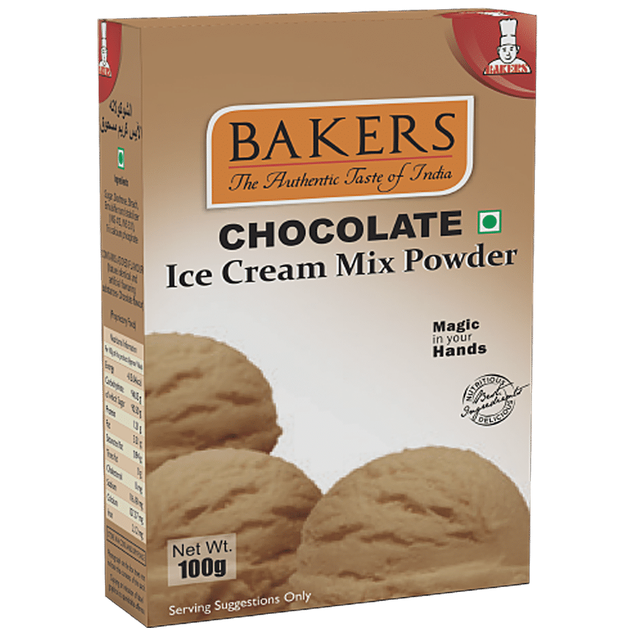 BAKERS Ice Cream Mix Powder - Chocolate Flavour