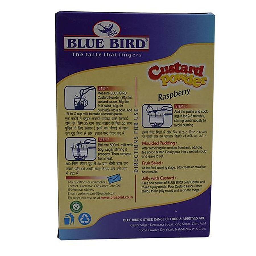 Blue Bird Custard Powder - Raspberry Flavour