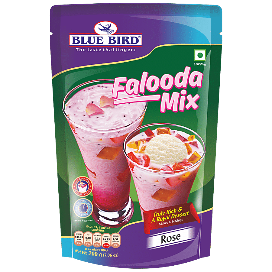 Blue Bird Falooda Mix - Rose