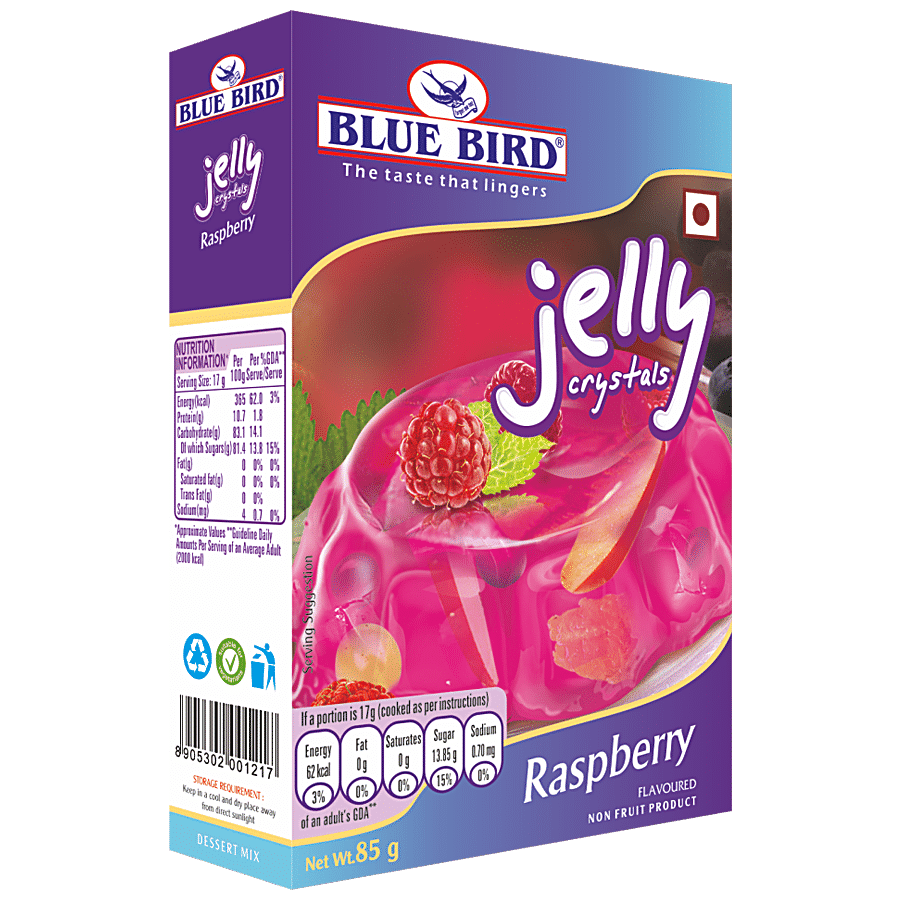 Blue Bird Jelly Crystals - Raspberry