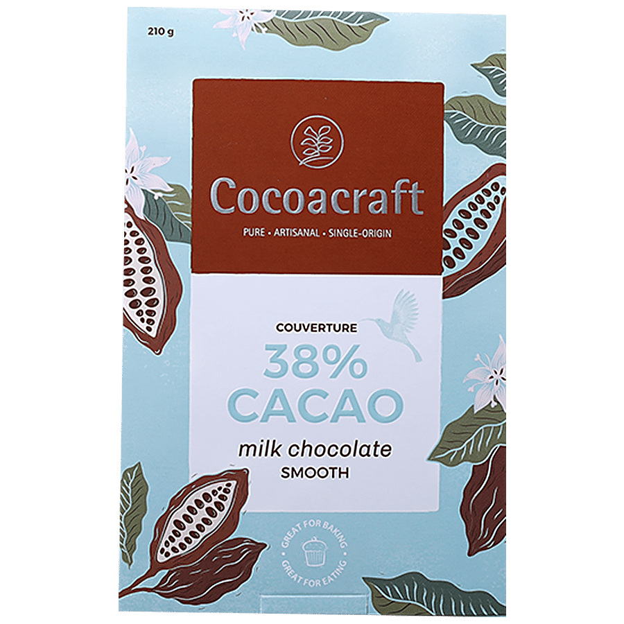 Cocoacraft Milk Chocolate - 38% Cacao Couverture