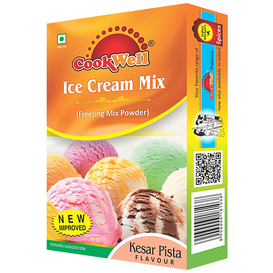 Cookwell Ice Cream Mix - Kesar Pista