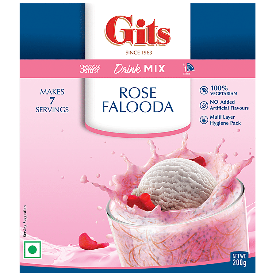 Gits Dessert Mix - Rose Falooda Drink