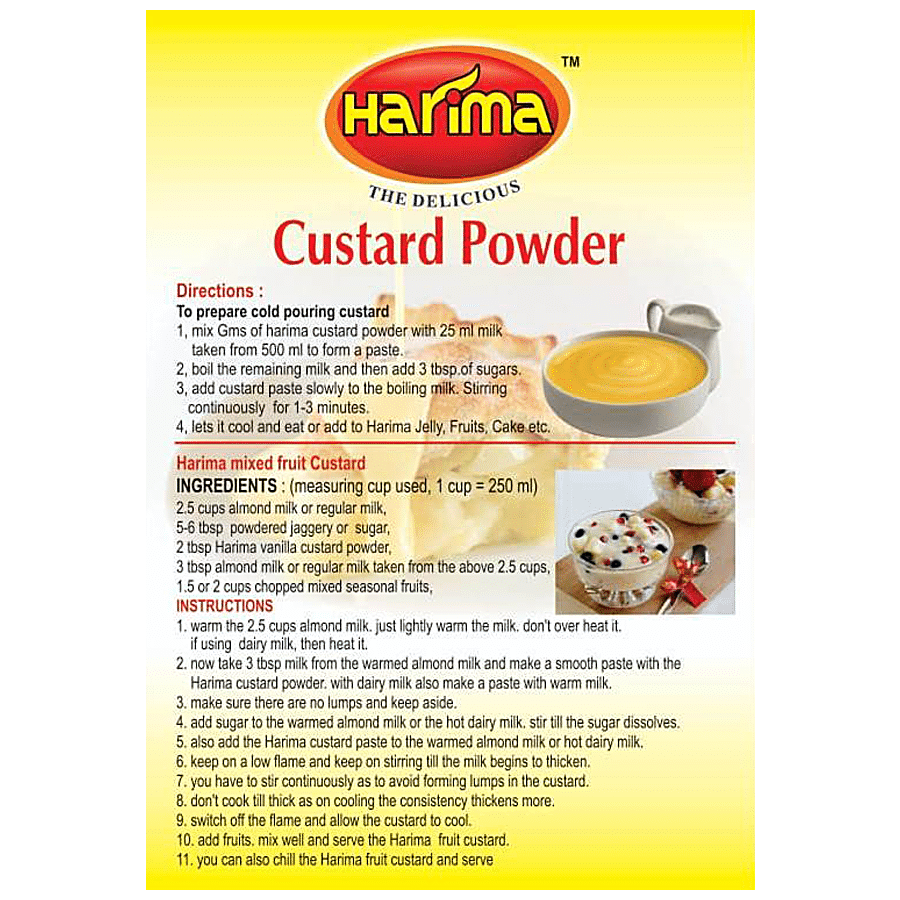 HARIMA  Custard Powder Vanilla For Puddings