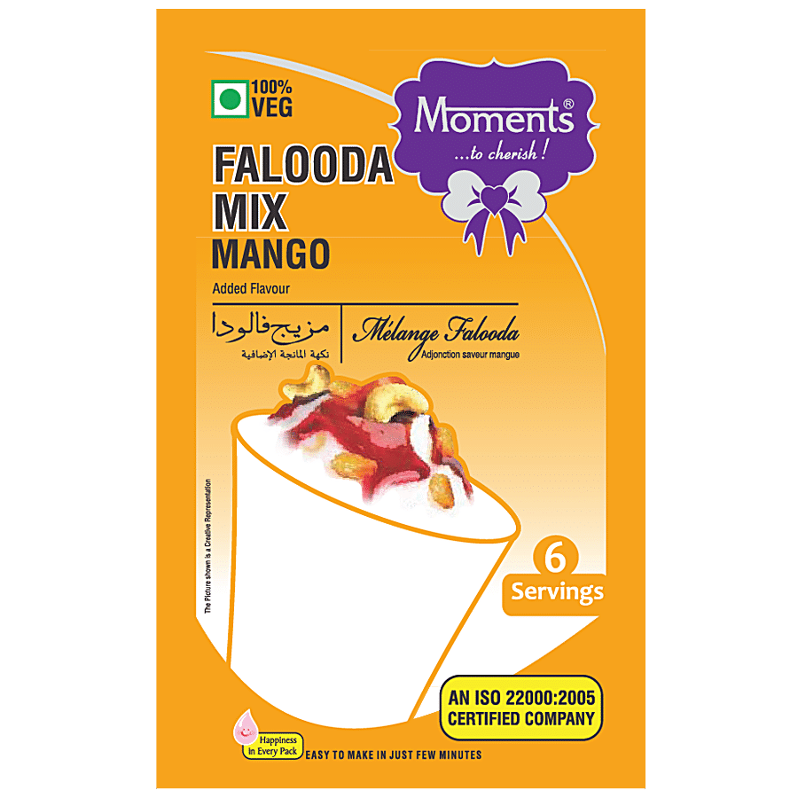 Moments Falooda Mix - Mango