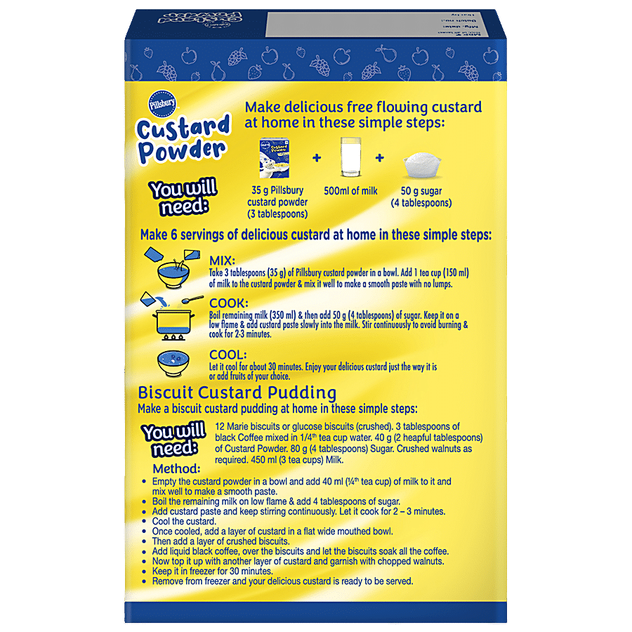 Pillsbury Custard Powder - Vanilla Flavour