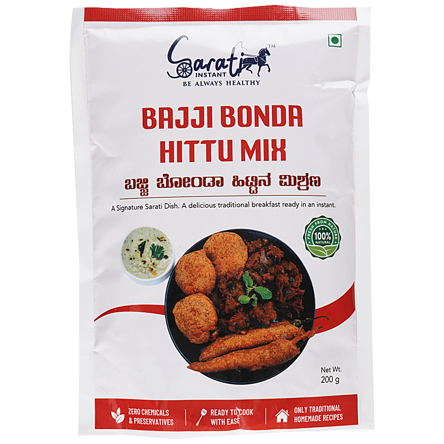 Sarati Instant Bajji Bonda Hittu Mix - Traditional Recipe