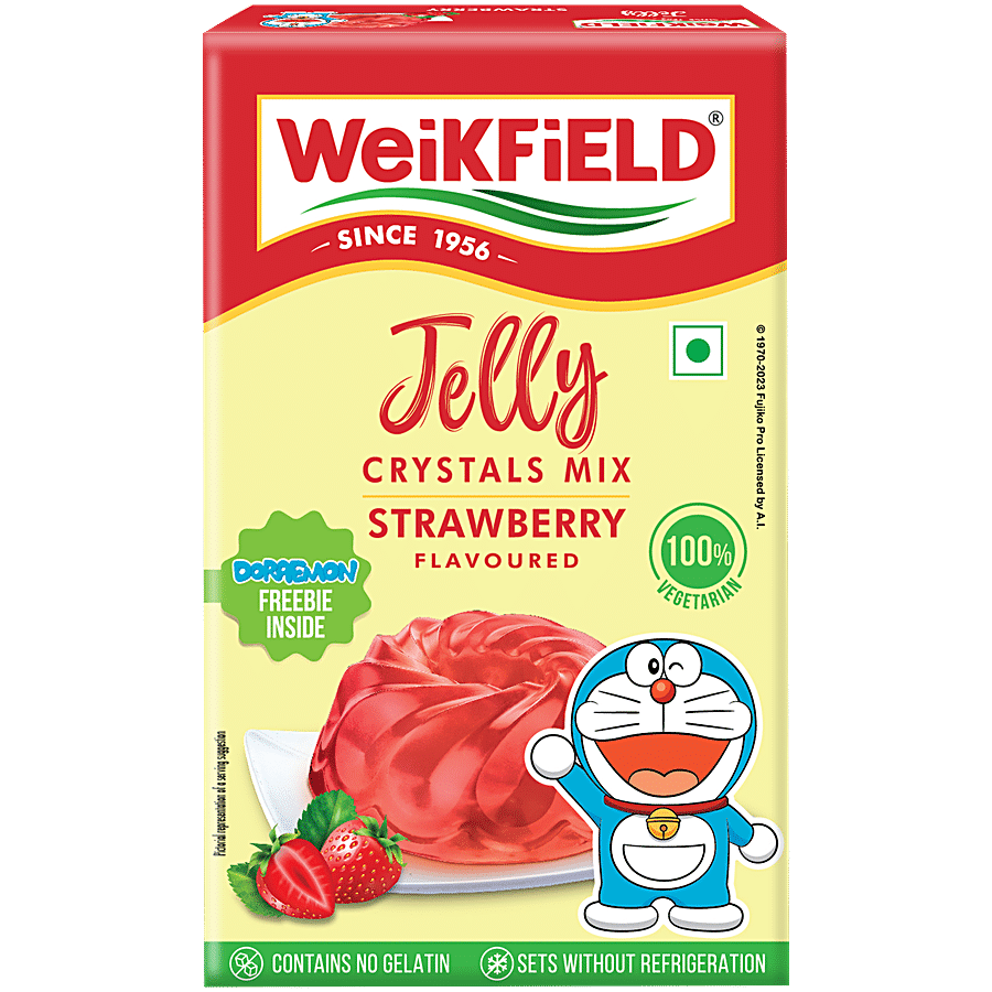 Weikfield Jelly Crystals Mix - Strawberry Flavour