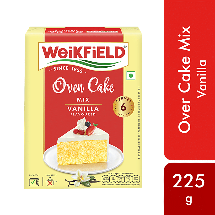 Weikfield Oven Cake Mix - Vanilla Flavour