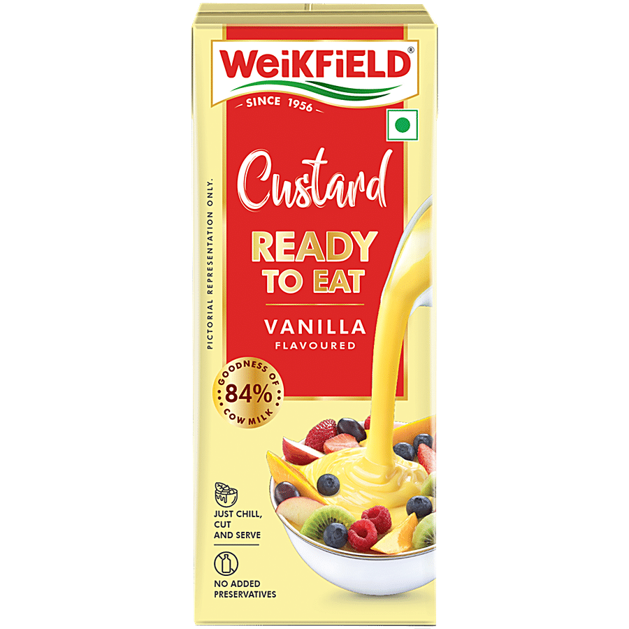 Weikfield Ready To Eat Custard - Vanilla Custard Powder