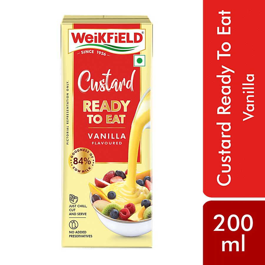 Weikfield Ready To Eat Custard - Vanilla Custard Powder