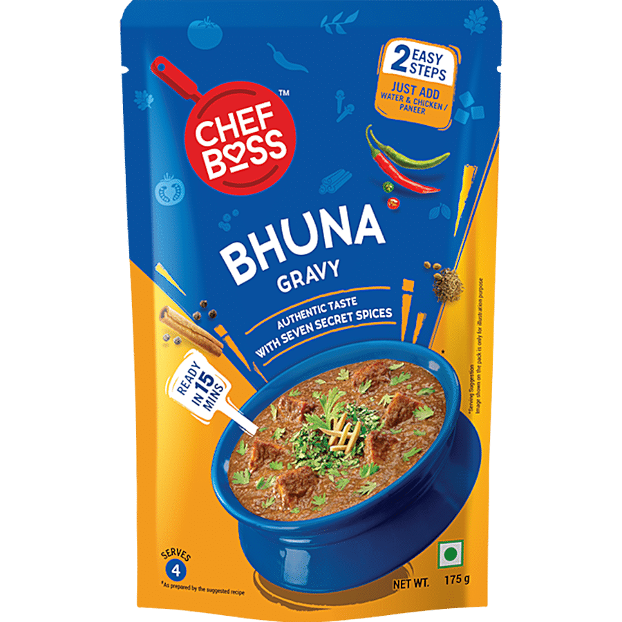 ChefBoss Bhuna Masala Gravy - Ready To Cook