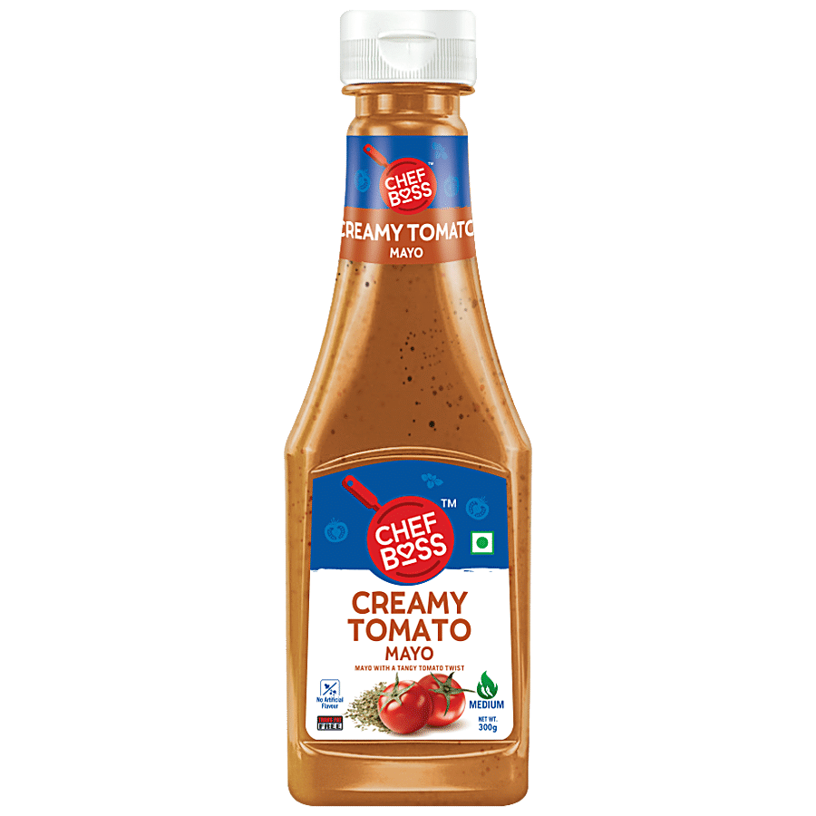 ChefBoss Creamy Tomato Mayo Sauce – Eggless Mayonnaise