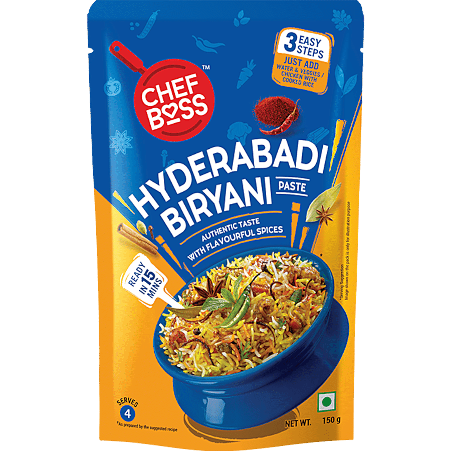 ChefBoss Hyderabadi Biryani Masala Paste - Ready To Cook