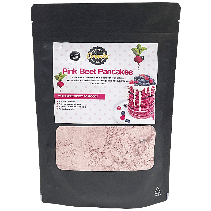 Crumbs Of Paris Pink Beet Pancakes - High In Fibre