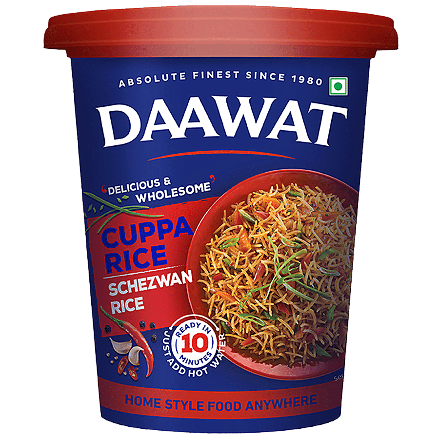 Daawat Cuppa Rice Schezwan Rice - Ready In 10 Minutes