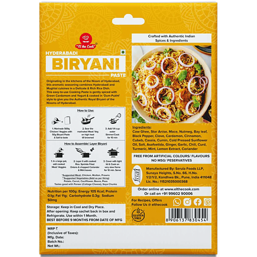 El The Cook Nizami Biryani Marinade - Rich