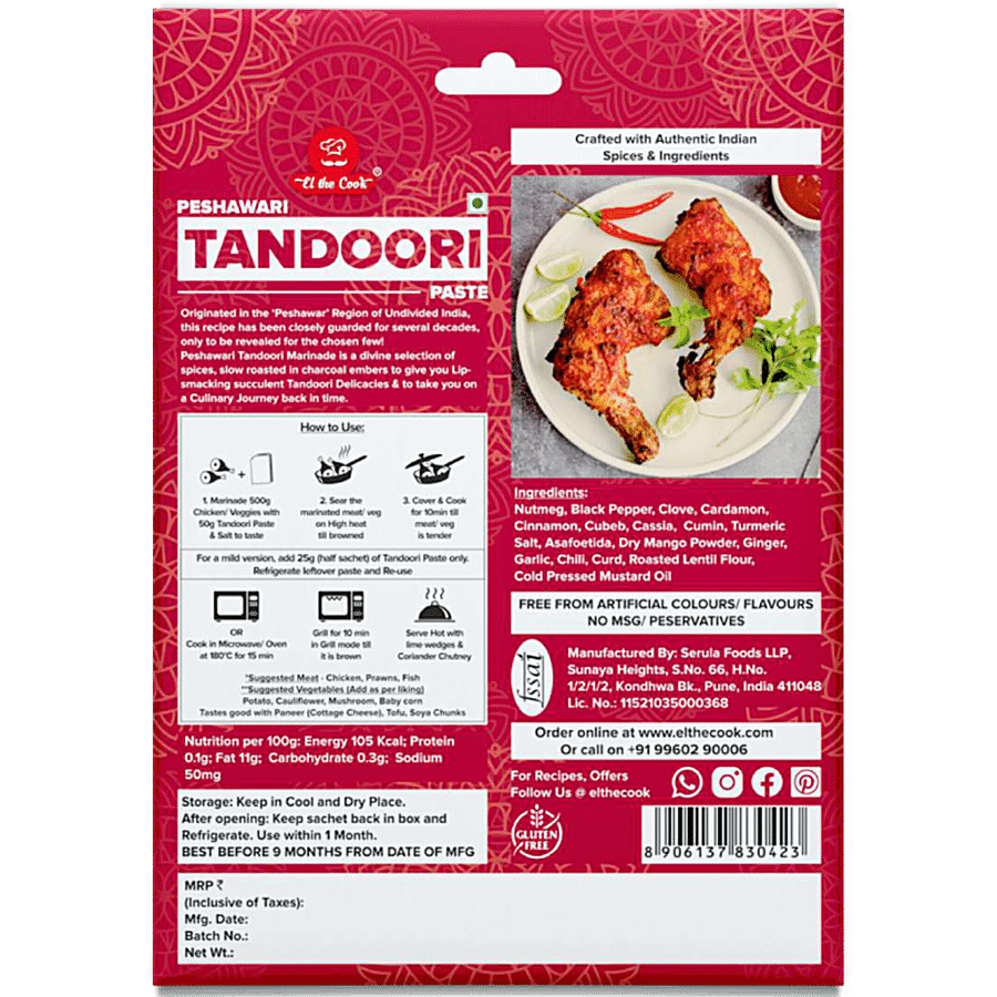 El The Cook Peshawari Tandoori Marinade - Smoky