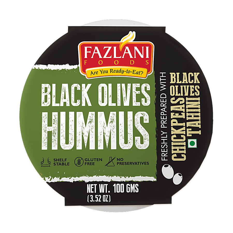 Fazlani Foods Black Olives Hummus