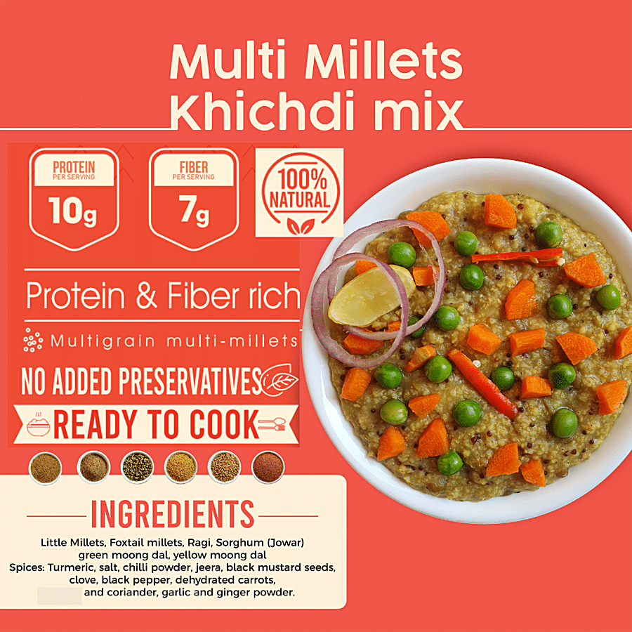 FittR Bites Millets Khichdi Mix - Ready To Cook