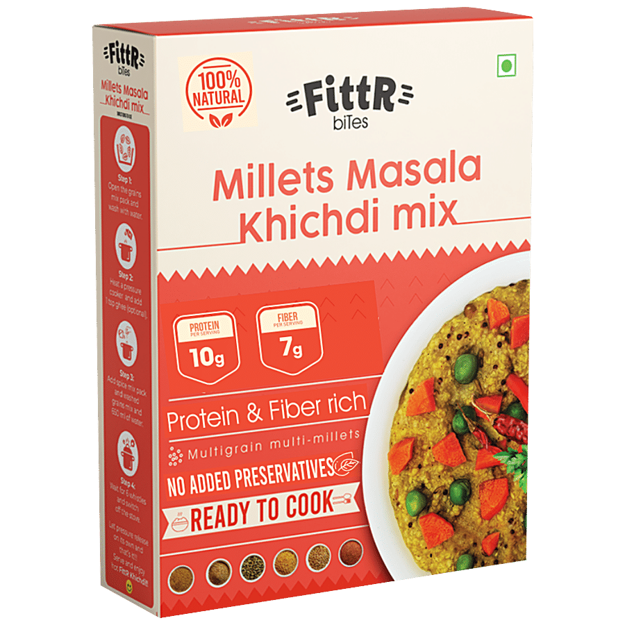 FittR Bites Millets Khichdi Mix - Ready To Cook