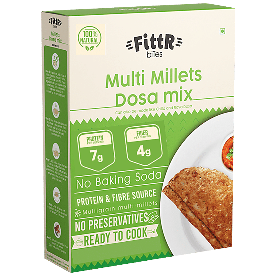 FittR Millets Dosa Mix - Ready To Cook