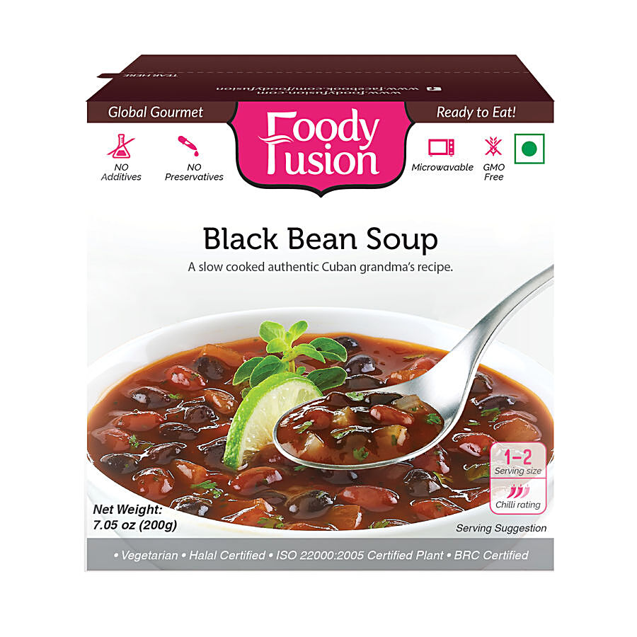 Foody Fusion Black Bean Soup