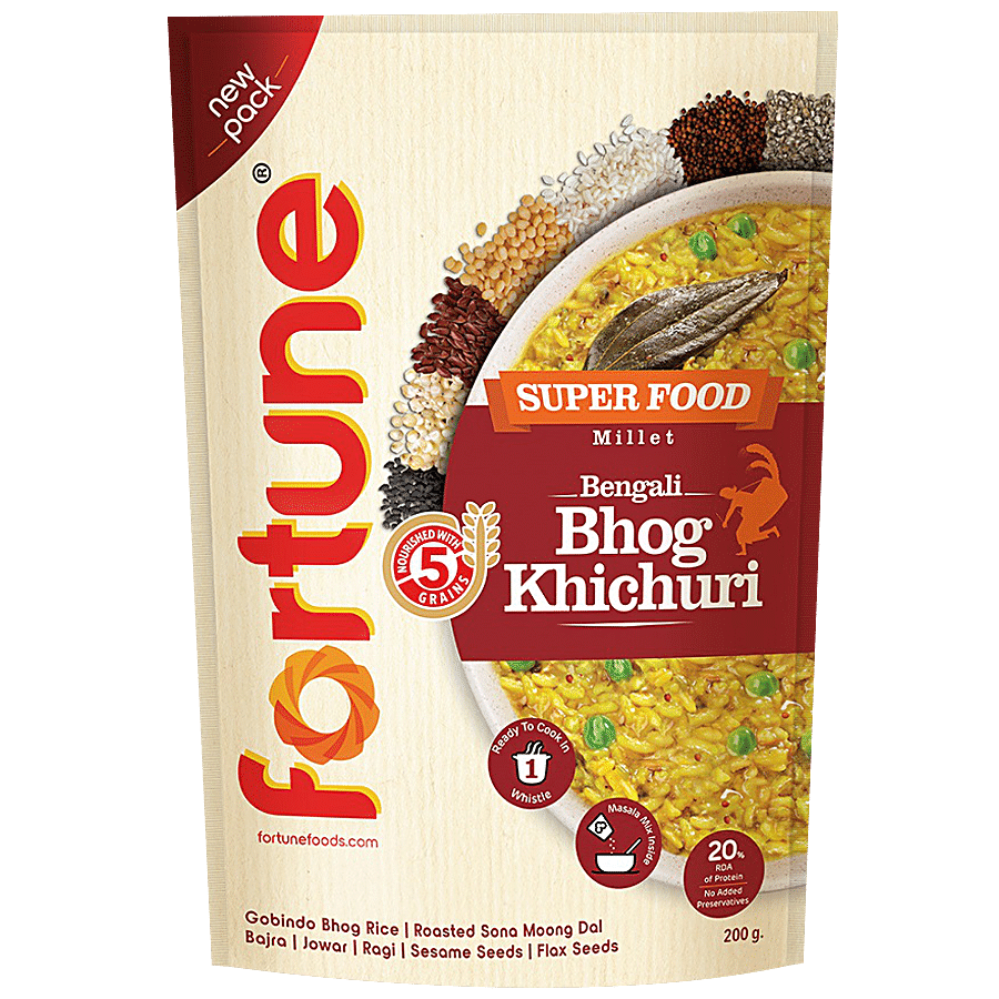 Fortune Super Food Millet Bengali Bhog Khichuri - Ready To Cook