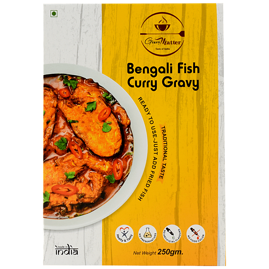 GRAVYMATTER Bengali Fish Curry Gravy - Traditional Taste