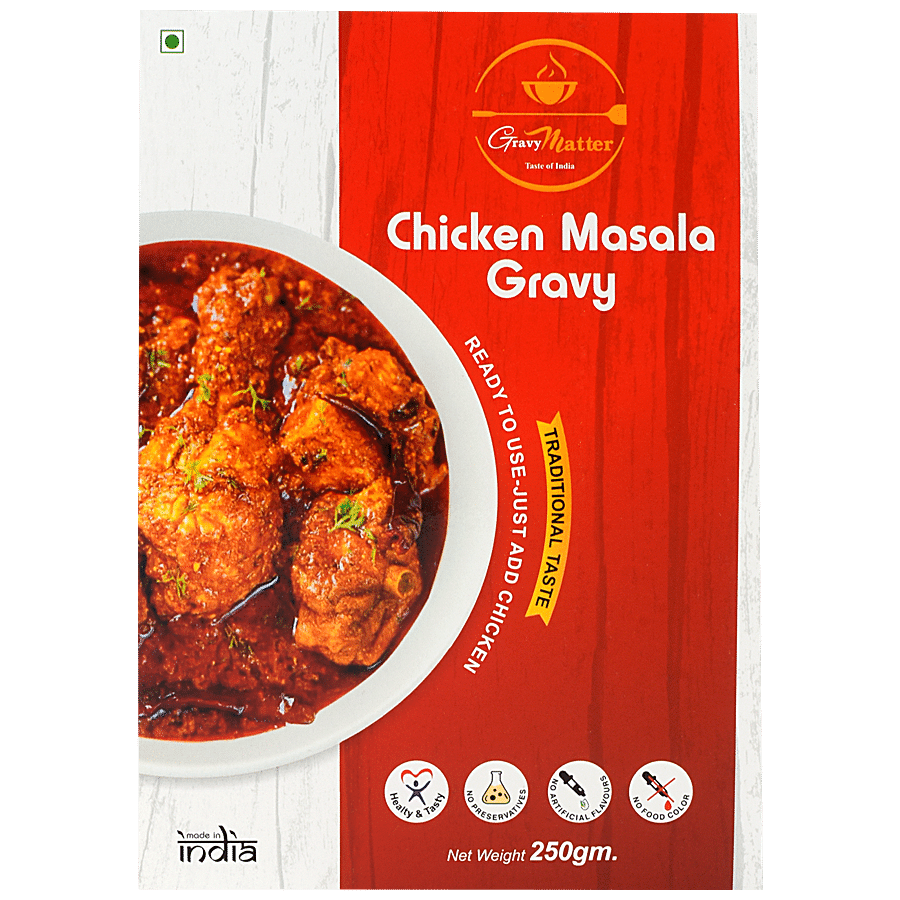 GRAVYMATTER Chicken Masala Gravy - Traditional Taste